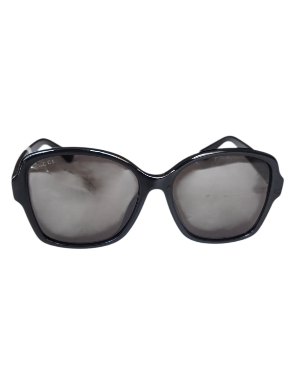 Gucci Black Square Frame Sunglasses - Women's Designer Shades New AUTH - Picture 2 of 9